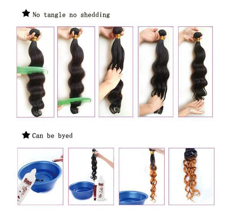 Hand tied weft extensions